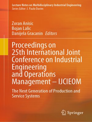 cover image of Proceedings on 25th International Joint Conference on Industrial Engineering and Operations Management – IJCIEOM